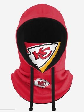 NWT Kansas City Chiefs Drawstring Hooded Gaiter by FOCO **Fast Shipping**